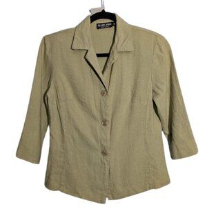 Ellen Fig linen 3/4 length sleeves, closet basic